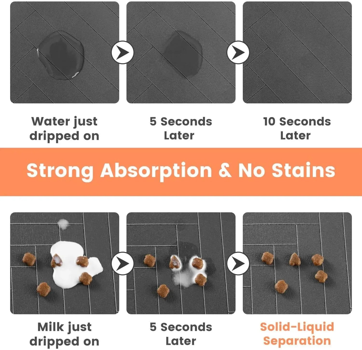PurStreams Quick-Dry Splash Mat